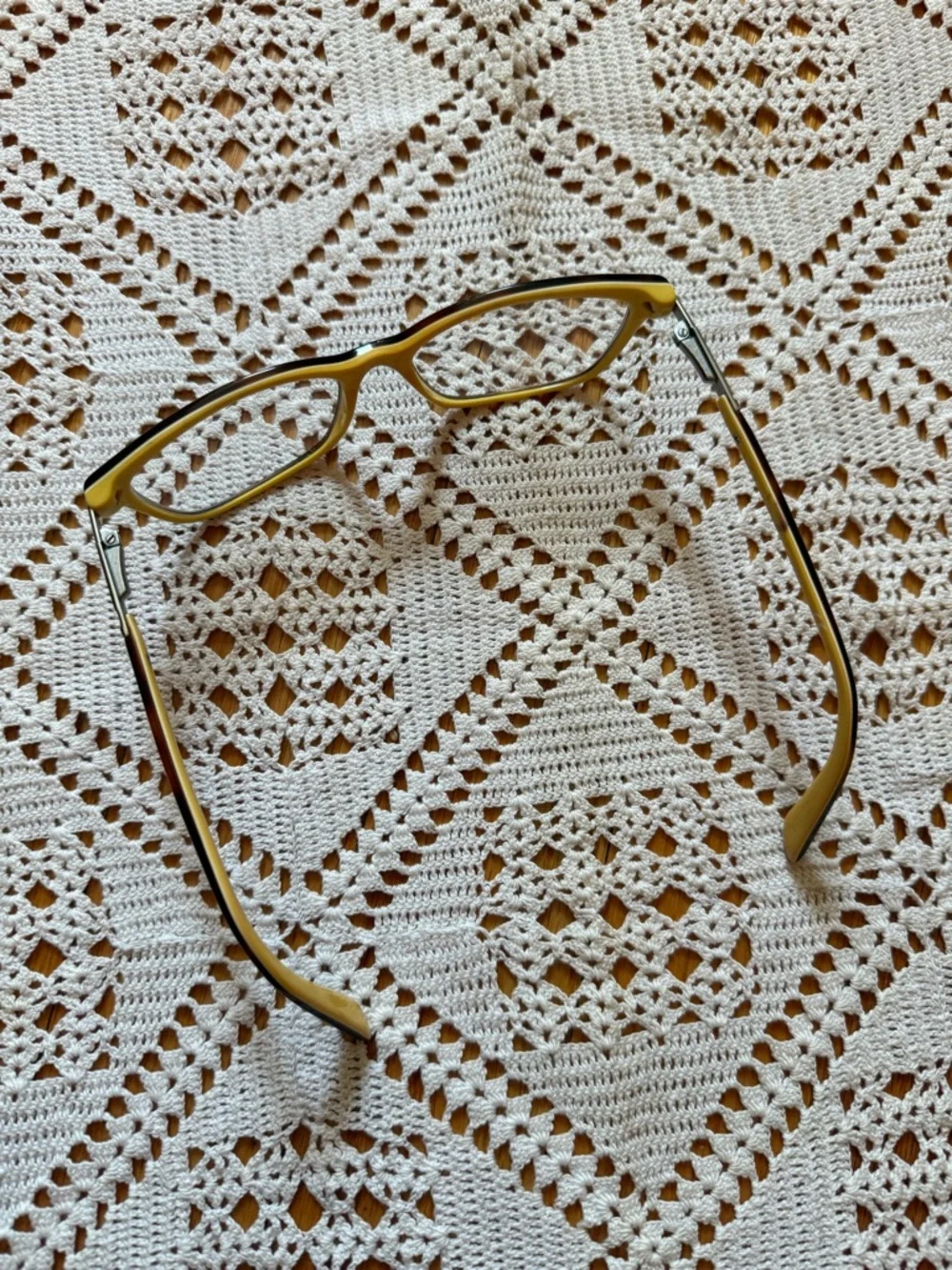 Ralph Lauren Brown Frame with Yellow Temples Women's Eyeglasses‎
